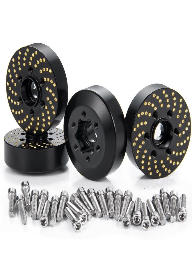 JGGZONE 4PCS Brass Wheel Weights 1/10 Brass Wheel Hex Hub Adapter 9mm Extended Wheel Counterweight for 1.9in Beadlock Wheel Rim 1/10 Wraith 90053 90048 RBX10 Hammer Rey 4WD RC Car Upgrades - Image 4